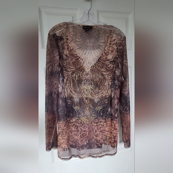 Tribal Tops - Tribal  Sheer Top XL